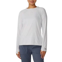 Mountain Hardwear Sweaters|Shirts<Women's Crater Lake Long Sleeve T-Shirt Fogbank