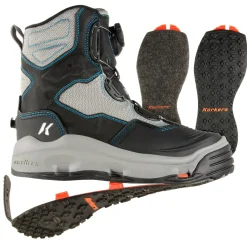 Korkers Waders And Wading Boots|Fishing Shirts And T-Shirts<Women's Darkhorse Fishing Boots Grey/Aqua