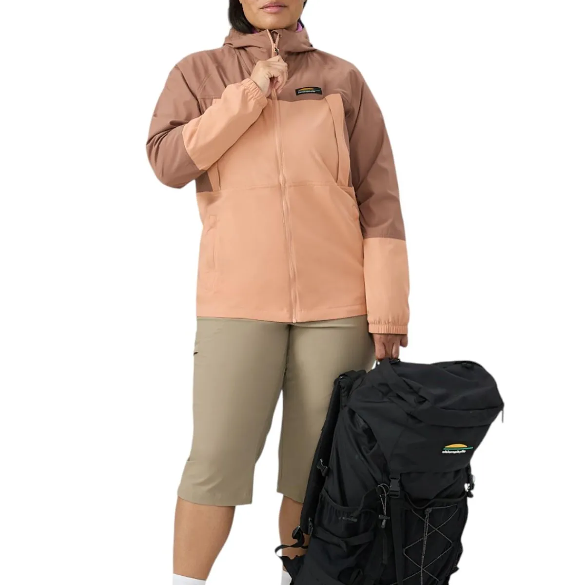 Chlorophylle Insulated Jackets|Windbreaker Jackets<Women's Durango Hooded Windbreaker Jacket Cocoa-toasted nut