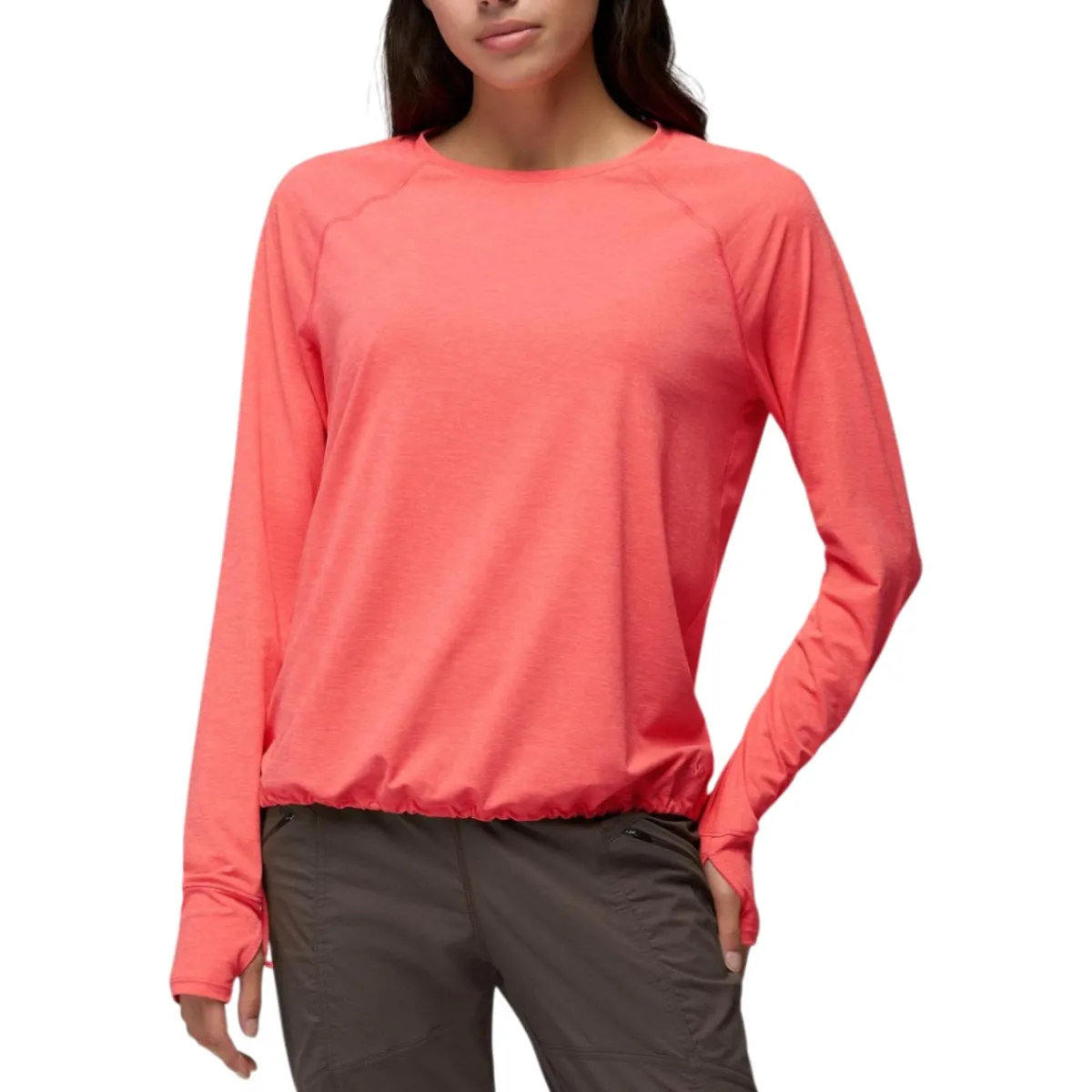 Prana Sweaters|Shirts<Women's Eileen Cinch Long Sleeve Top Guava Pop