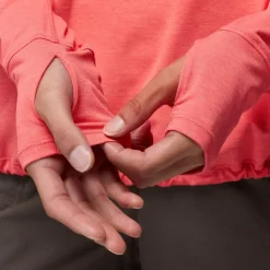 Prana Sweaters|Shirts<Women's Eileen Cinch Long Sleeve Top Guava Pop