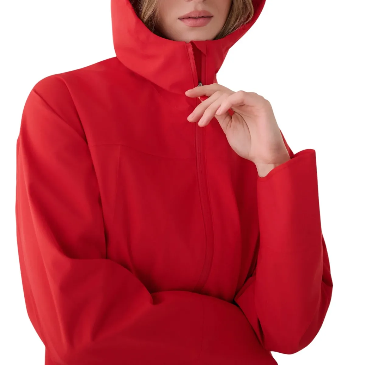 Lolë Insulated Jackets|Windbreaker Jackets<Women's Element Long Rain Jacket Poppy