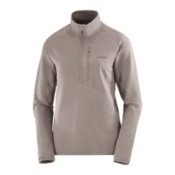 Salomon Sweaters|Shirts<Women’s Essential Lighwarm Half Zip Jacket Iron