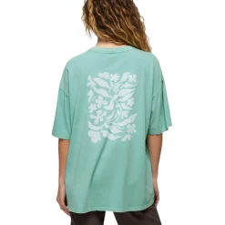 Prana Sweaters|Shirts<Women's Everyday Botanical Oversize T-Shirt Sea Glass