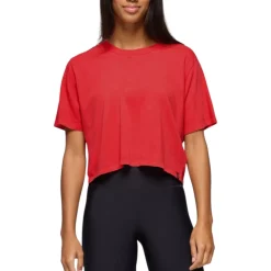 Prana Sweaters|Shirts<Women's Everyday Crop Tee Rose Fire