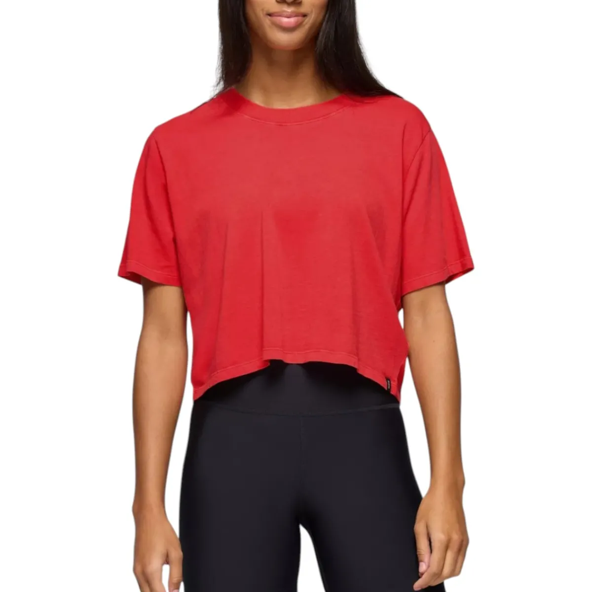 Prana Sweaters|Shirts<Women's Everyday Crop Tee Rose Fire