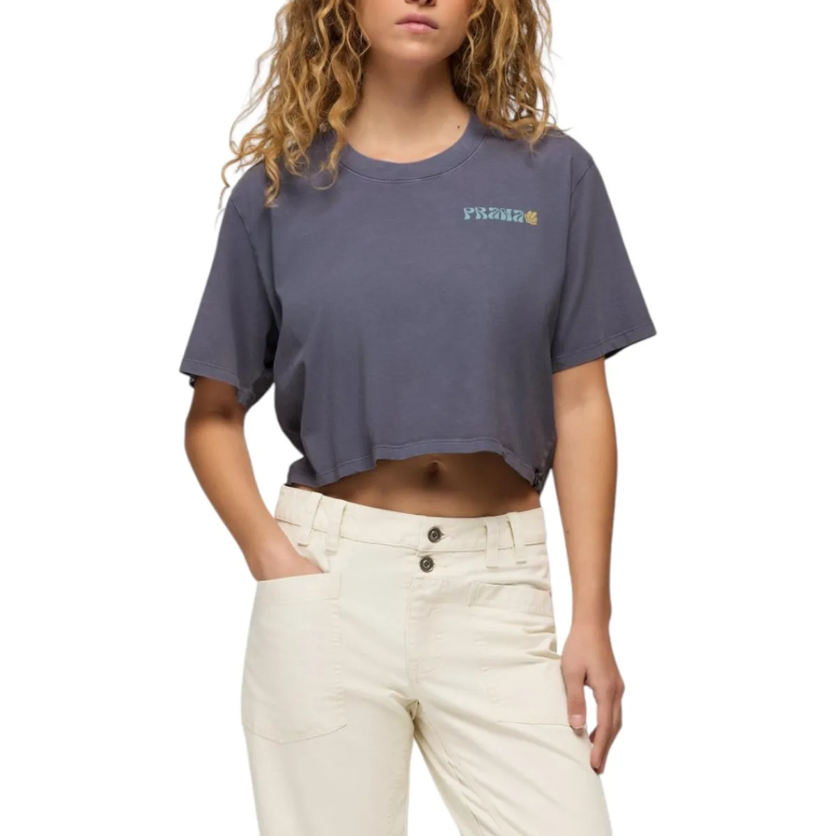 Prana Sweaters|Shirts<Women's Everyday Good Vibes Crop T-Shirt Taro