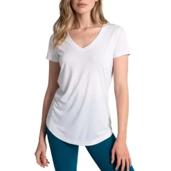 Lolë Sweaters|Shirts<Women's Everyday V-Neck Shirt White
