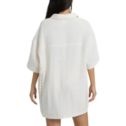 Billabong Sweaters|Shirts<Women's Feelin Fine Swim Cover Up Shirt White Cap