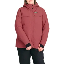 Chlorophylle Insulated Jackets|Windbreaker Jackets<Women's Fernis Ski Jacket Burnt Pink