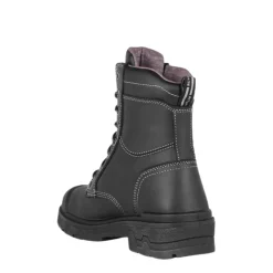 Acton Safety Equipment|Safety Shoes<Women's Fierce-I-Met Leather Work Boots Black
