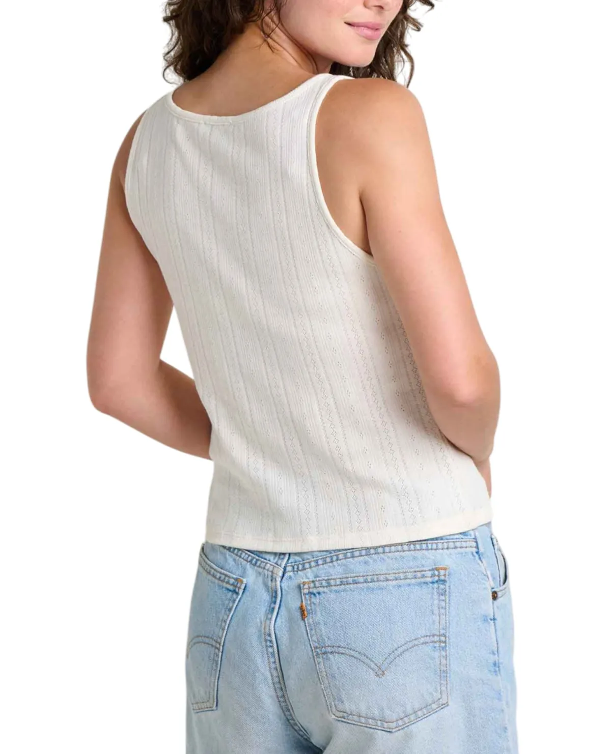 Toad and Co. Sweaters|Shirts<Women's Foothill Pointelle Henley Tank Salt
