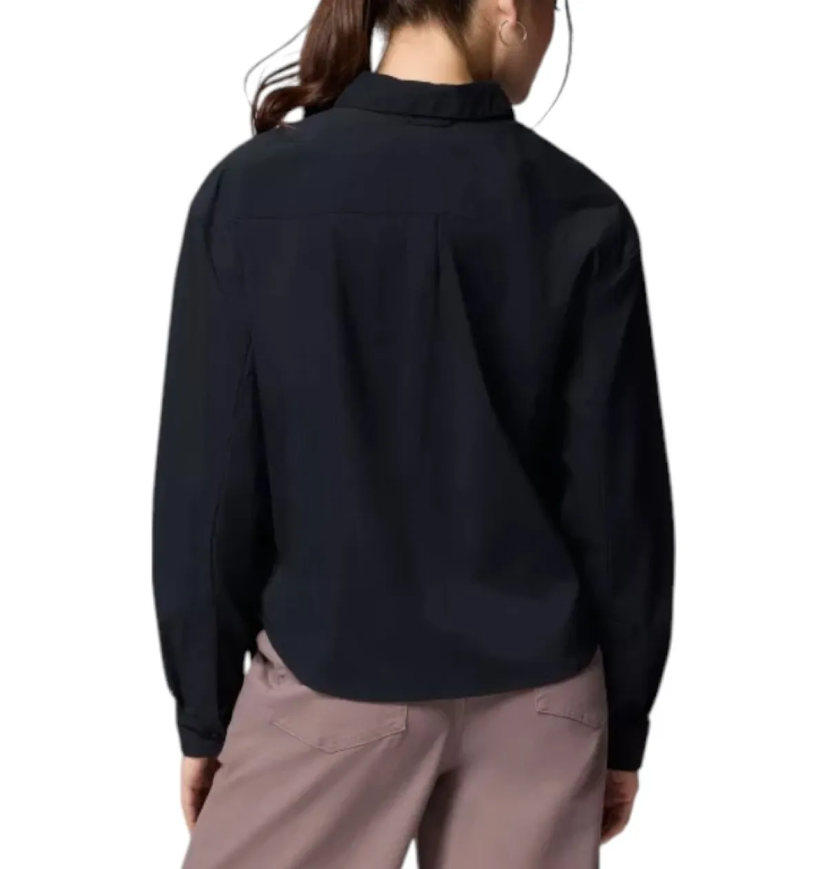 Columbia Sweaters|Shirts<Women's Granite Point™ Woven Long Sleeve Shirt Black