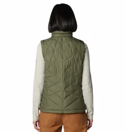 Columbia Insulated Jackets|Windbreaker Jackets<Women's Heavenly II Sleeveless Vest Stone Green