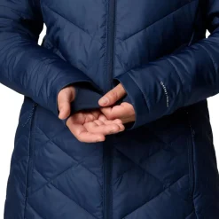 Columbia Insulated Jackets|Windbreaker Jackets<Women's Heavenly Long Hooded Jacket Collegiate Navy