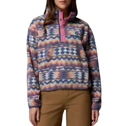Columbia Sweaters|Shirts<Women's Helvetia™ II Printed Cropped Half Snap Fleece Pullover