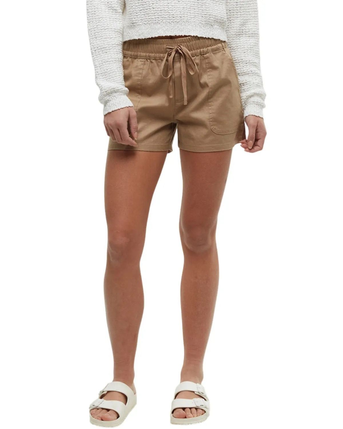 Tentree Sweaters|Shirts<Women's Hemp Stretch Instow Shorts Khaki