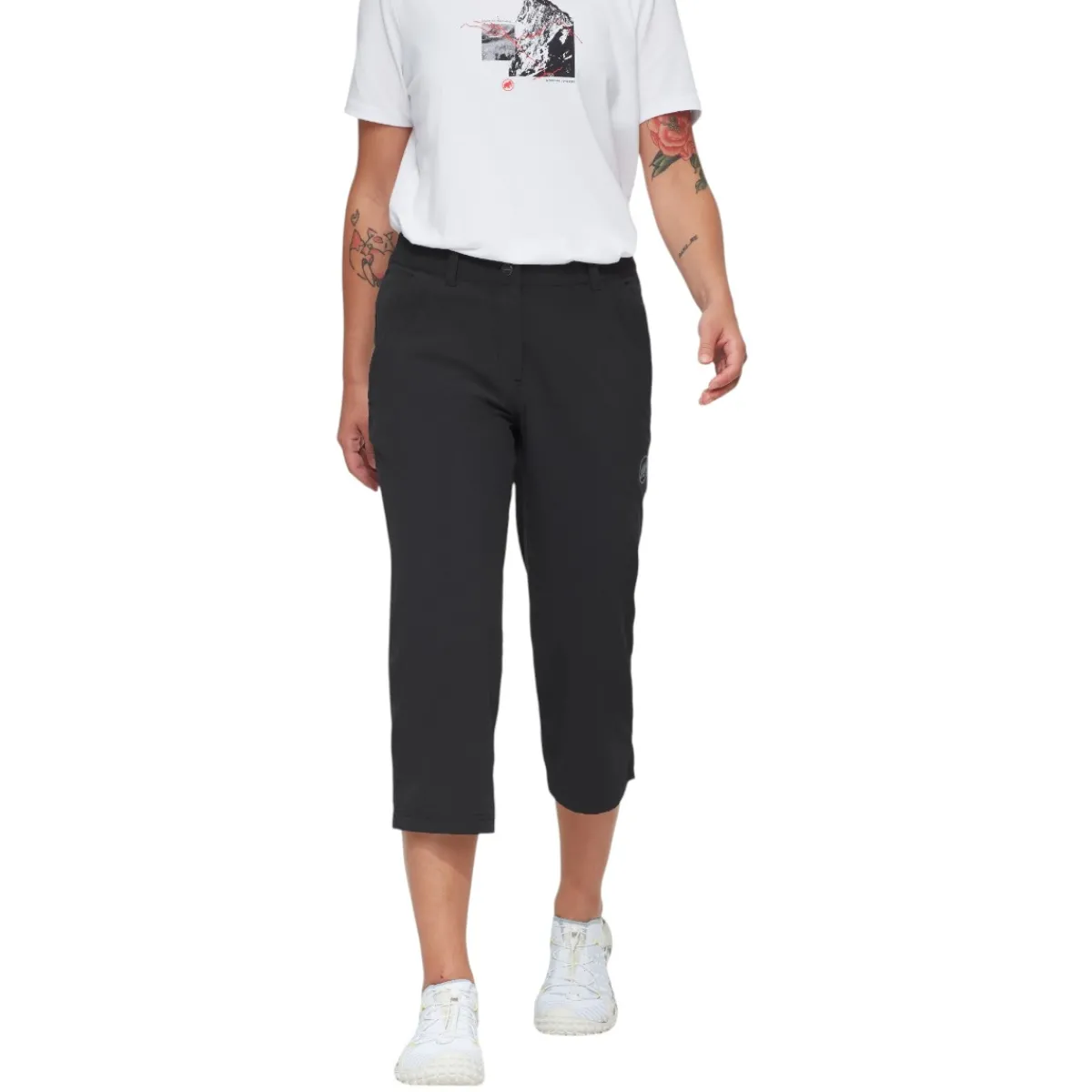 Mammut Sweaters|Shirts<Women's Hiking V Capri Pants Black