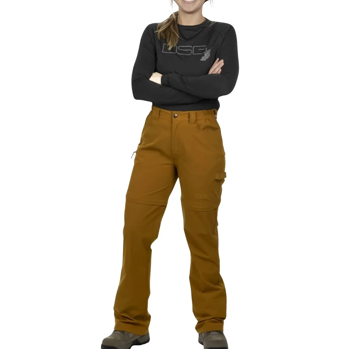 DSG Outerwear Waders And Wading Boots|Fishing Shirts And T-Shirts<Women's 3-in-1 Zip Off Pants Fawn