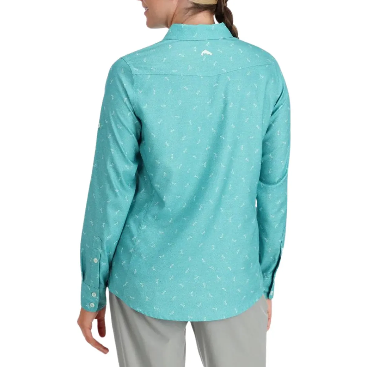 Simms Waders And Wading Boots|Fishing Shirts And T-Shirts<Women's Isle Dragonfly Shirt Gulf Blue
