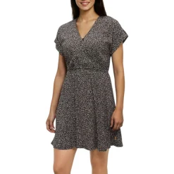 Tentree Sweaters|Shirts<Women's Kits Dress Meteorite Black Scattered Dot