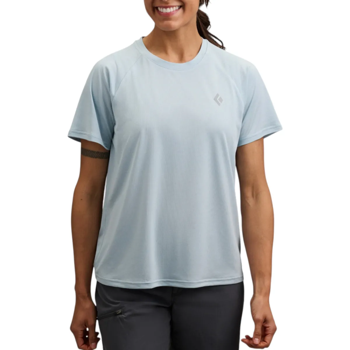 Black Diamond Equipment Sweaters|Shirts<Women's Lightwire Short Sleeve Tee Fog Blue