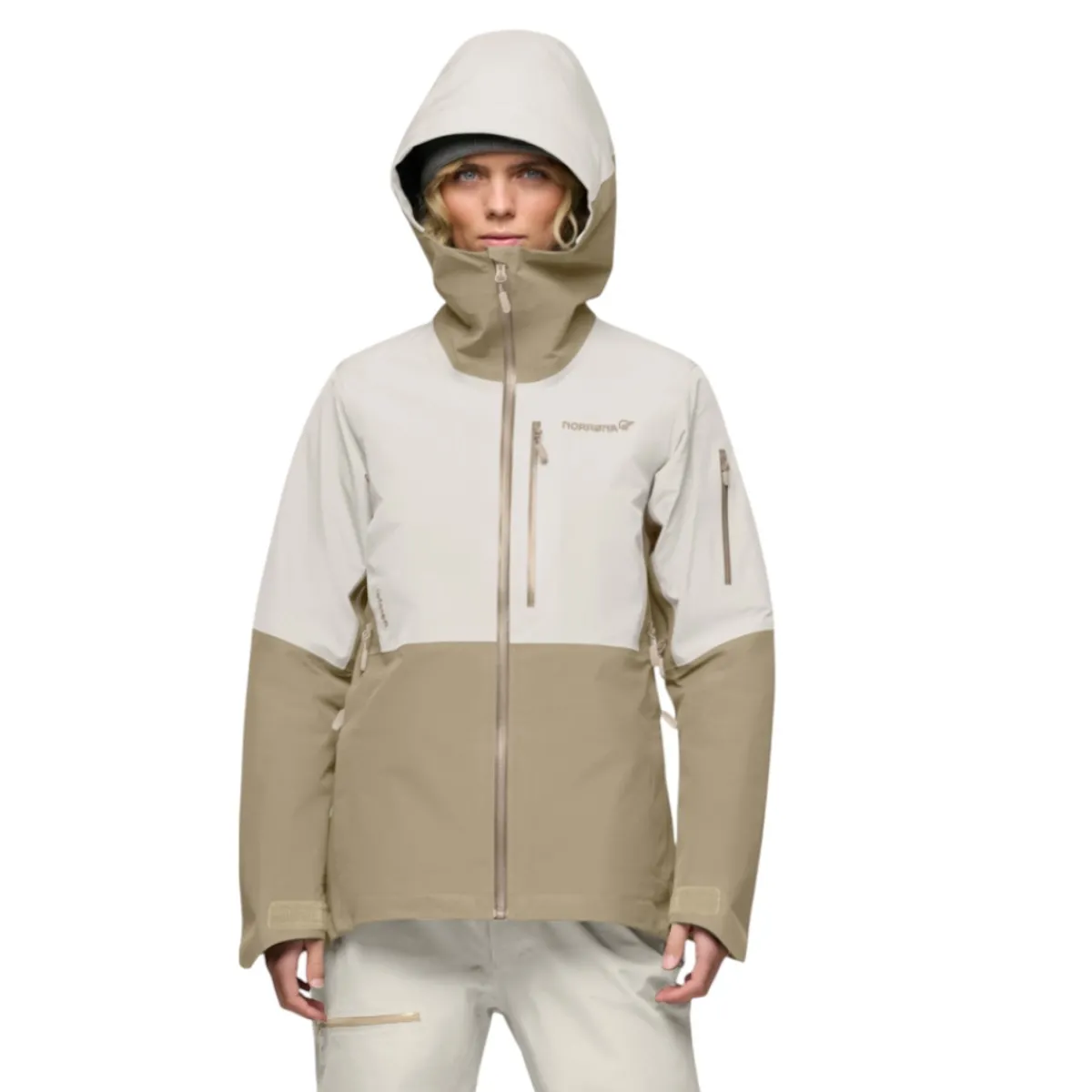 Norrøna Insulated Jackets|Windbreaker Jackets<Women's Lofoten Gore-Tex Jacket Oatmeal