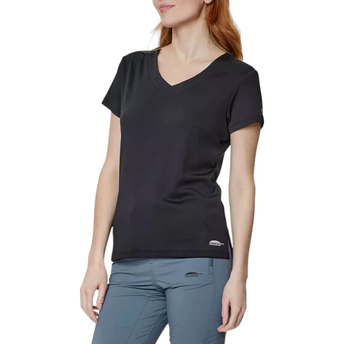 Chlorophylle Sweaters|Shirts<Women's Ltp Short Sleeves Sports T-Shirt Pure Black