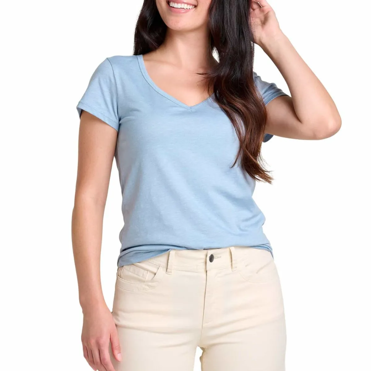 Toad and Co. Sweaters|Shirts<Women's Marley II Short Sleeve Tee Weathered Blue