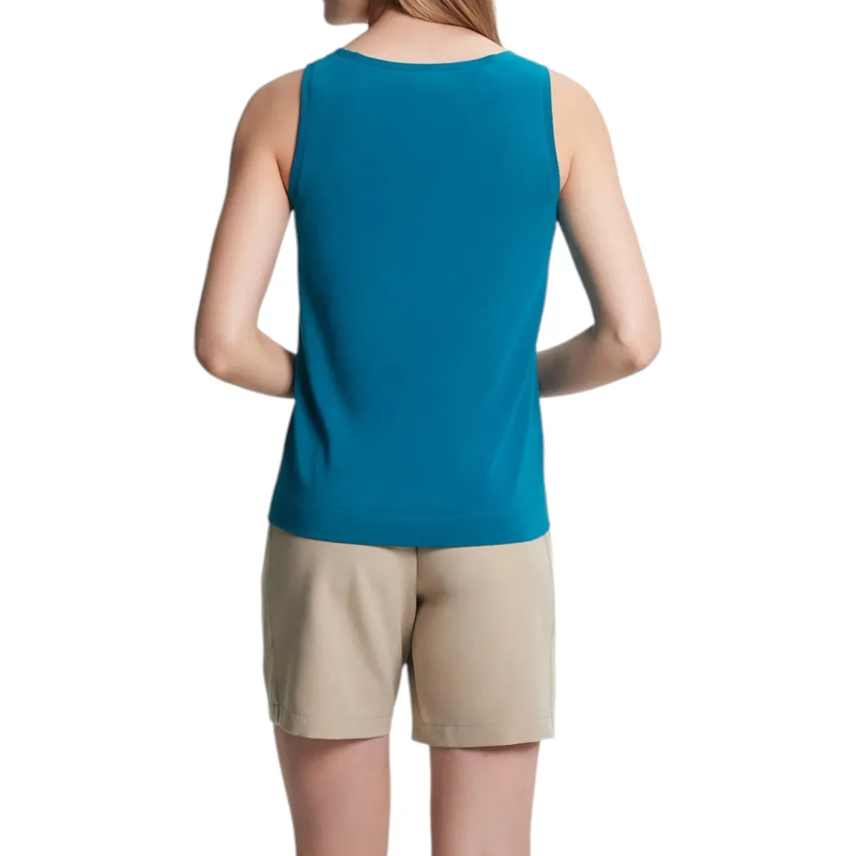 Fig Clothing Sweaters|Shirts<Women's MAYFAIR Sleeveless Top Adriatic Blue