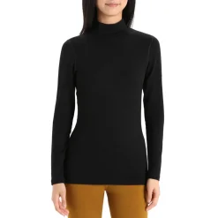 Icebreaker Boxers And Panties|Shirts And Sports Bras<Women's Merino 260 Tech Long Sleeve Turtleneck Black