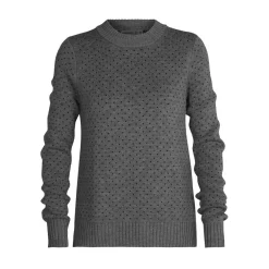 Icebreaker Boxers And Panties|Shirts And Sports Bras<Women's Merino Waypoint Crewe Sweater Gritstone Heather