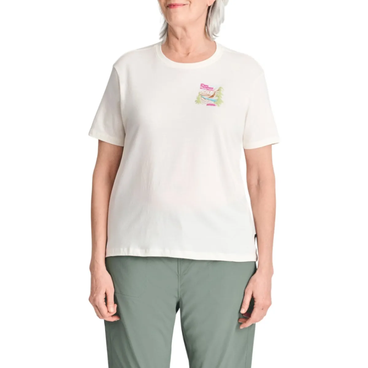 Chlorophylle Sweaters|Shirts<Women's National Park Organic Cotton T-Shirt Marsh