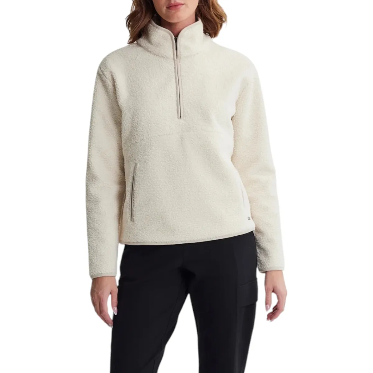Fig Clothing Sweaters|Shirts<Women's NEVE ½ Zip Pullover Pearl