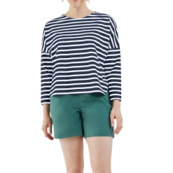 Fig Clothing Sweaters|Shirts<Women's NEWPORT 7/8 Sleeves Breton Top
