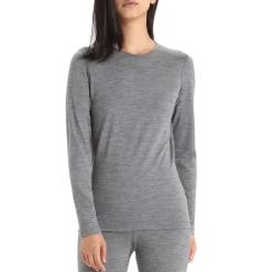 Icebreaker Boxers And Panties|Shirts And Sports Bras<Women's 200 Oasis HZ Sweater Gritstone Heather