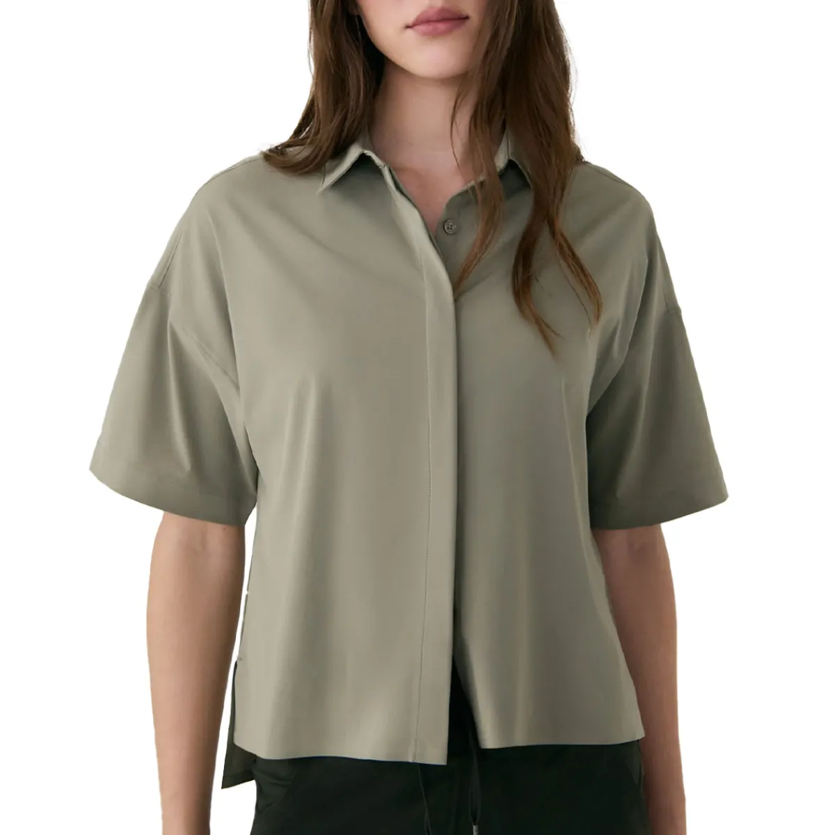 Lolë Sweaters|Shirts<Women's Olivie Short Sleeve Shirt