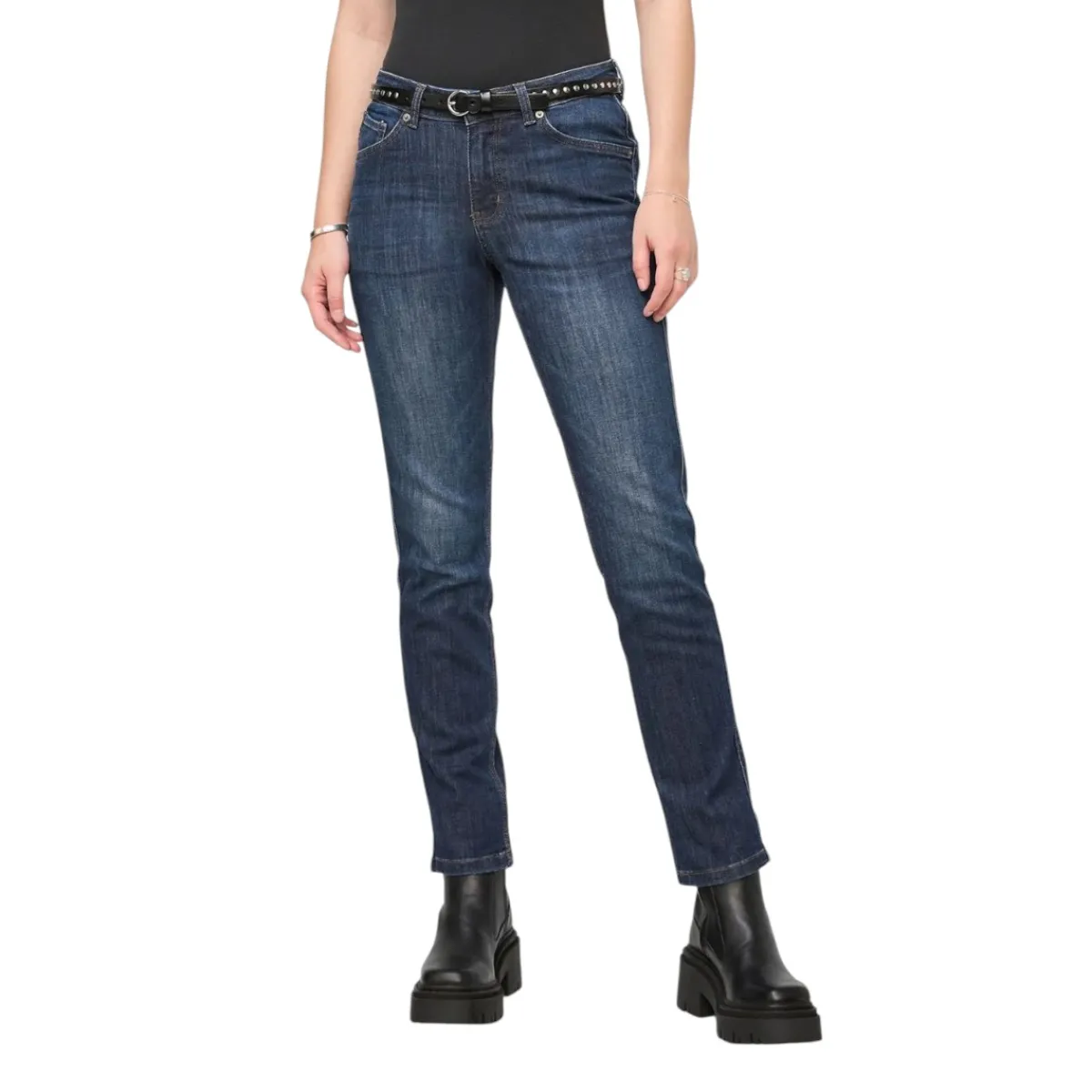 DUER Sweaters|Shirts<Women's Performance Denim Girlfriend Jeans Heritage Blue