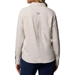 Columbia Sweaters|Shirts<Women's PFG Castback™ Woven Long Sleeve Shirt Dark Stone