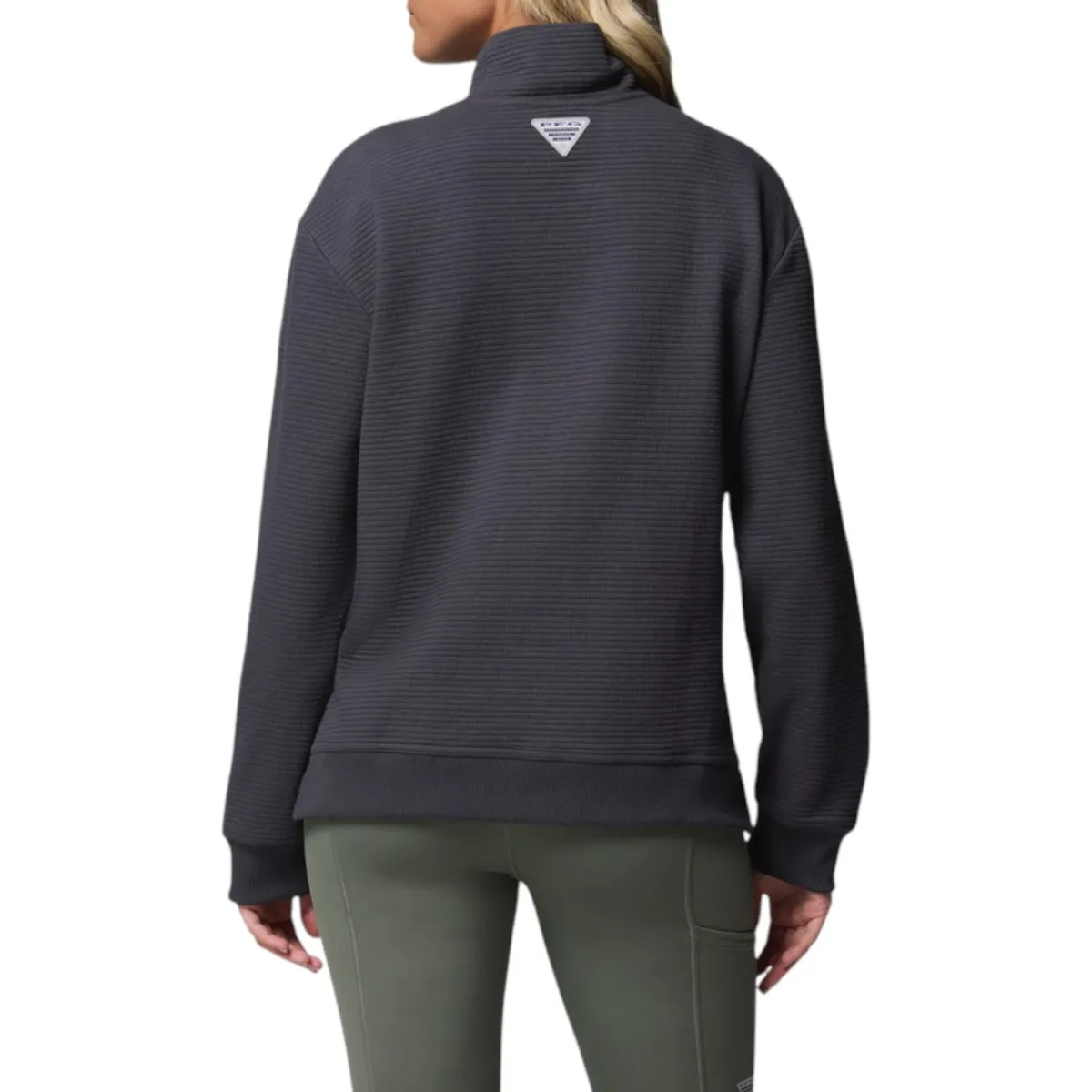 Columbia Sweaters|Shirts<Women's PFG Open Water™ Mock Neck Long Sleeve Shirt Shark