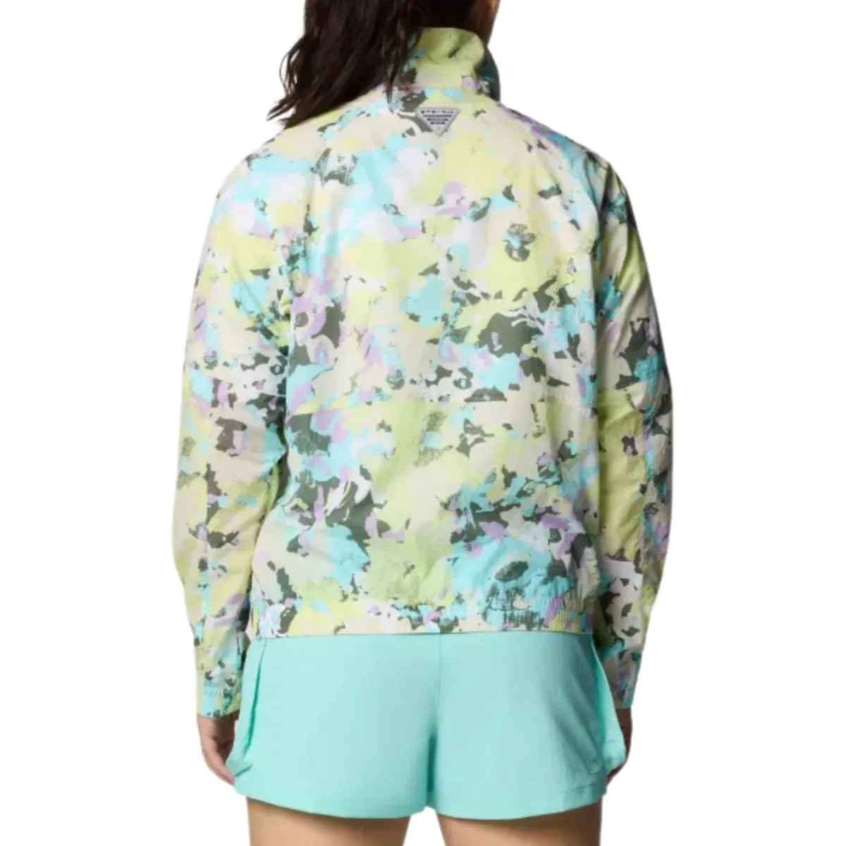 Columbia Insulated Jackets|Windbreaker Jackets<Women's PFG Open Water™ Windbreaker Spring Yellow Wildblooms