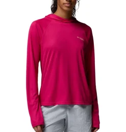 Columbia Sweaters|Shirts<Women's PFG Tidal Tee™ II Hoodie Guava Pink