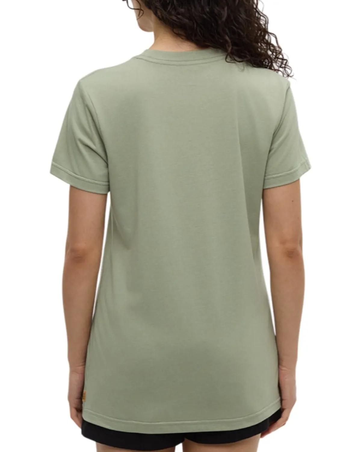 Tentree Sweaters|Shirts<Women's Plant T-Shirt Light Moss / Meteorite Black