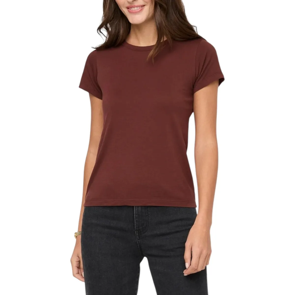 DUER Sweaters|Shirts<Women's PurePima Slim Crew T-Shirt