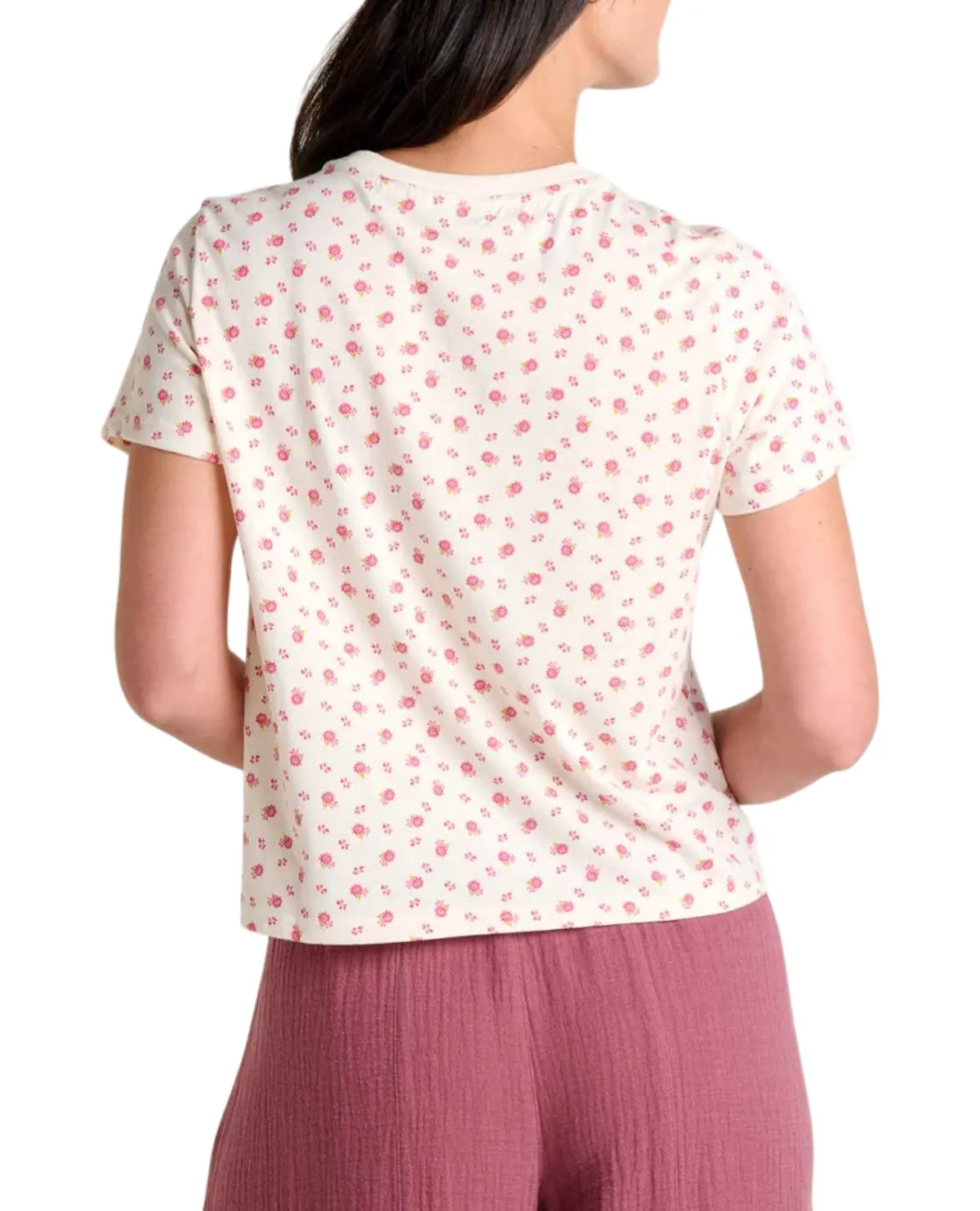 Toad and Co. Sweaters|Shirts<Women's Re-Form Crew T-Shirt Salt Print