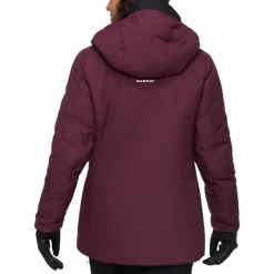 Mammut Insulated Jackets|Windbreaker Jackets<Women's Rime Pro Belay IN Hooded Jacket Vin / Black