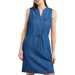 Ragwear Sweaters|Shirts<Women's Roissin Denim Dress Blue