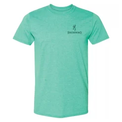 Browning Boots|Hunting Jackets<Women's Rose Gold Foil Buckmark T-Shirt Heather Seafoam