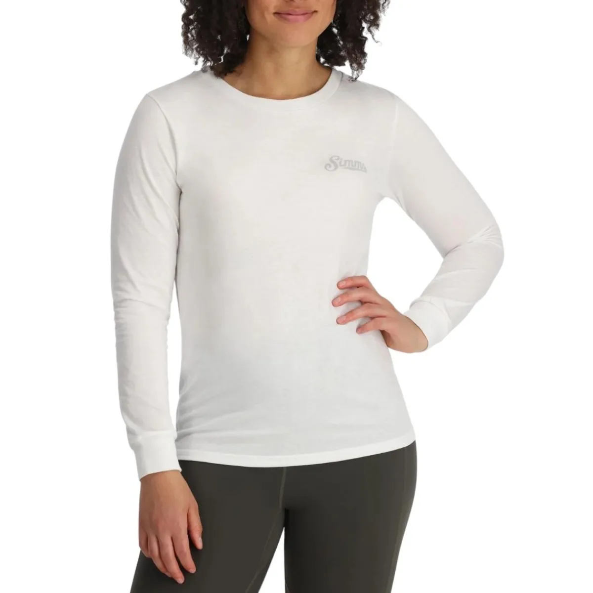 Simms Waders And Wading Boots|Fishing Shirts And T-Shirts<Women's Royal Wulff Fly LS T-Shirt White