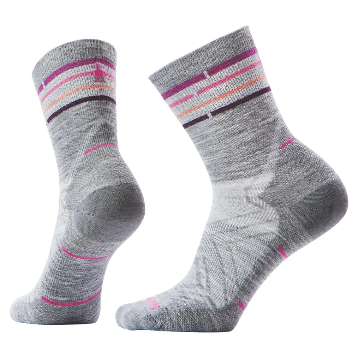 Smartwool Boxers And Panties|Shirts And Sports Bras<Women's Run Zero Cushion Mid Crew Socks Light gray